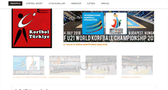 Desktop Screenshot of korfbol.com