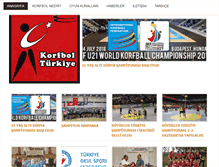 Tablet Screenshot of korfbol.com